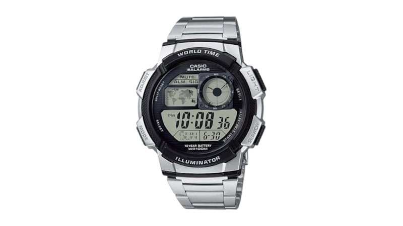 Men's Casio Analog AE1000WD1A Watch in Stainless Steel