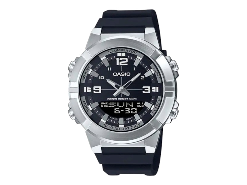 Casio Analog AMW-870-1A 51.5mm in Stainless Steel - JP