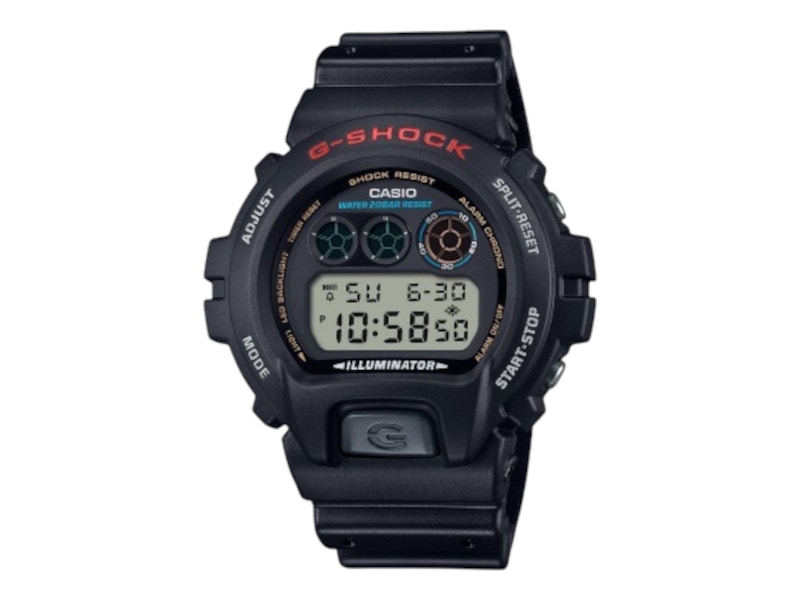 Pre-owned Casio Men's Analog Dw6900u1e Watch In Stainless Steel In Silver