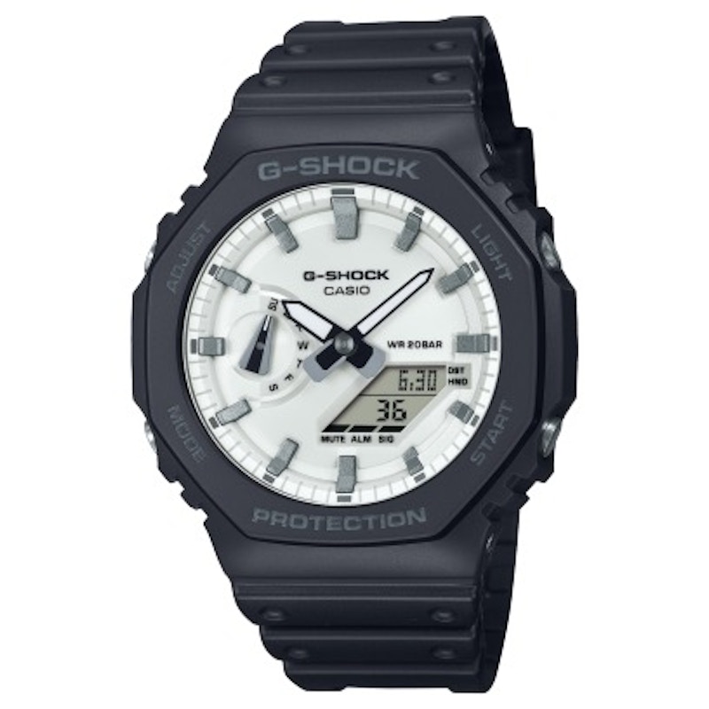 Pre-owned Casio Men's Analogdigital Gshock Ga2100wd1a Watch In Carbon/bio/based Resin In Black