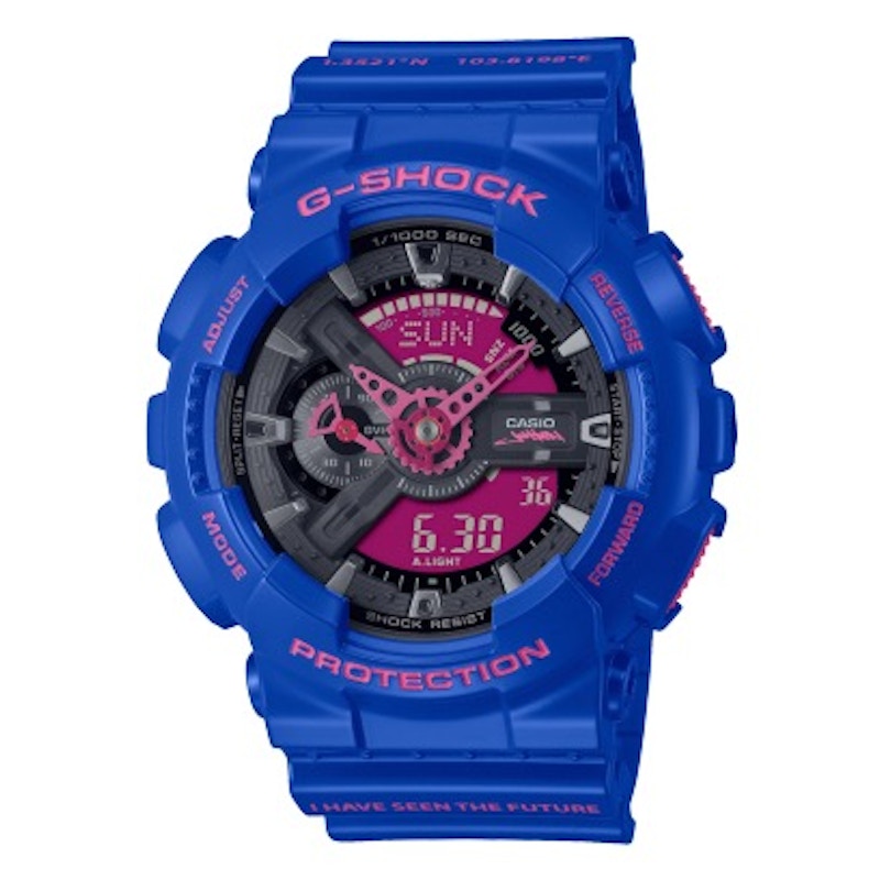 Pre-owned Casio Men's Analogdigital Gshock S.e.a. Exclusive Model Ga110jah222a Watch In Resin