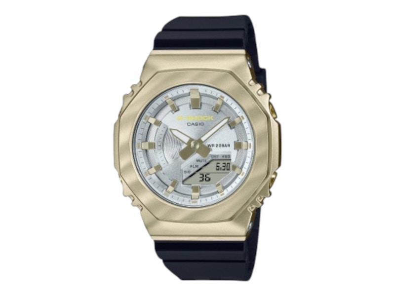 Pre-owned Casio Men's Analog Gms2100bc1 Watch In Stainless Steel In Silver