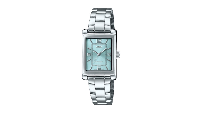 Pre-owned Casio Women's Analog Ltp1234dd2a Watch In Stainless Steel In Silver