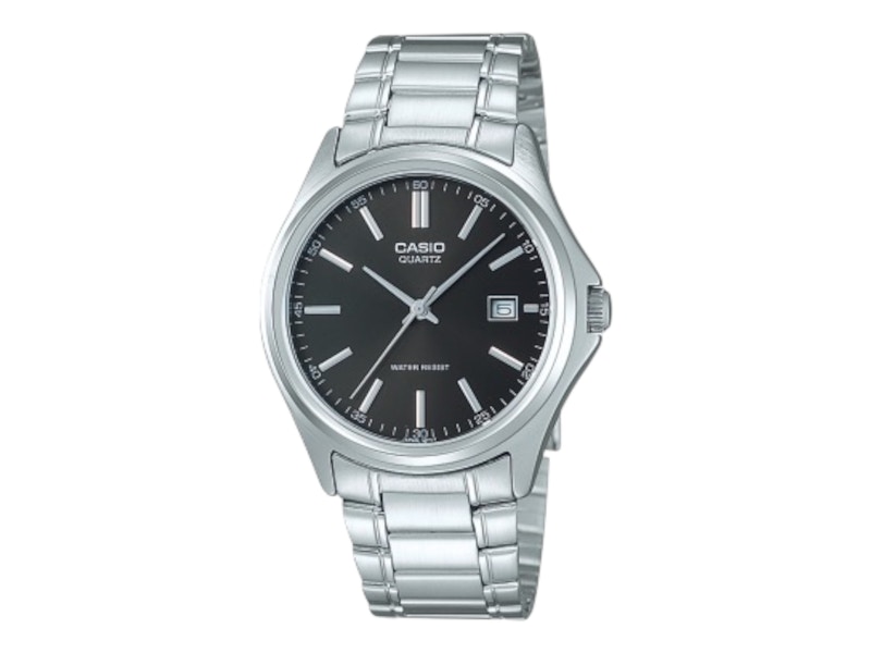 Pre-owned Casio Men's  Analog Mtp1183pa1a Watch In Stainless Steel In Silver