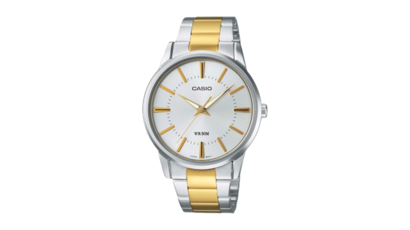 Men's Casio Analog MTP1303SG7A Watch in Stainless Steel