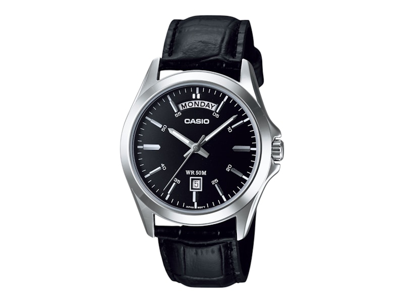 Pre-owned Casio Men's Analog Mtp1370l1a Watch In Stainless Steel