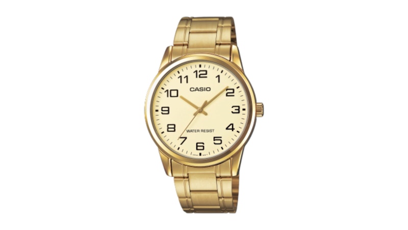 Casio Analog MTPV001G-9B Stainless Steel