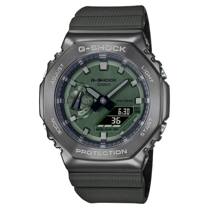 Casio CasiOak GM-2100B-3A 45mm in Stainless Steel - US