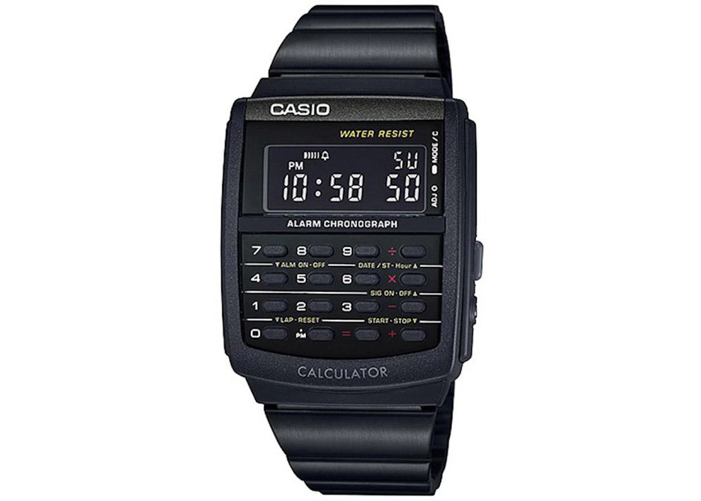 Casio Data Bank CA-506B-1A 30mm in Resin US