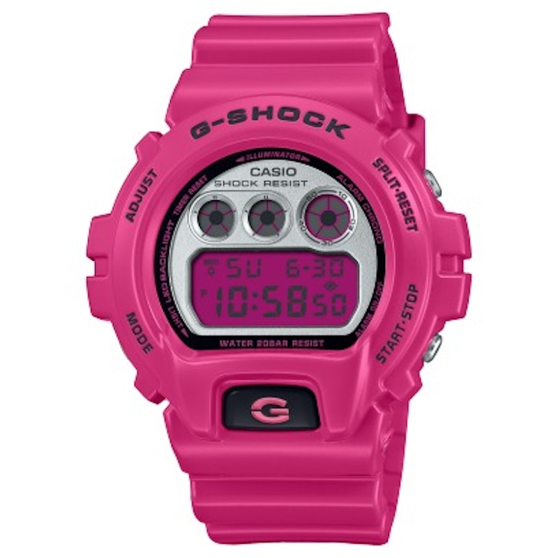 Pre-owned Casio Men's Digital Gshock Dw6900rcs4 Watch In Resin In Brown