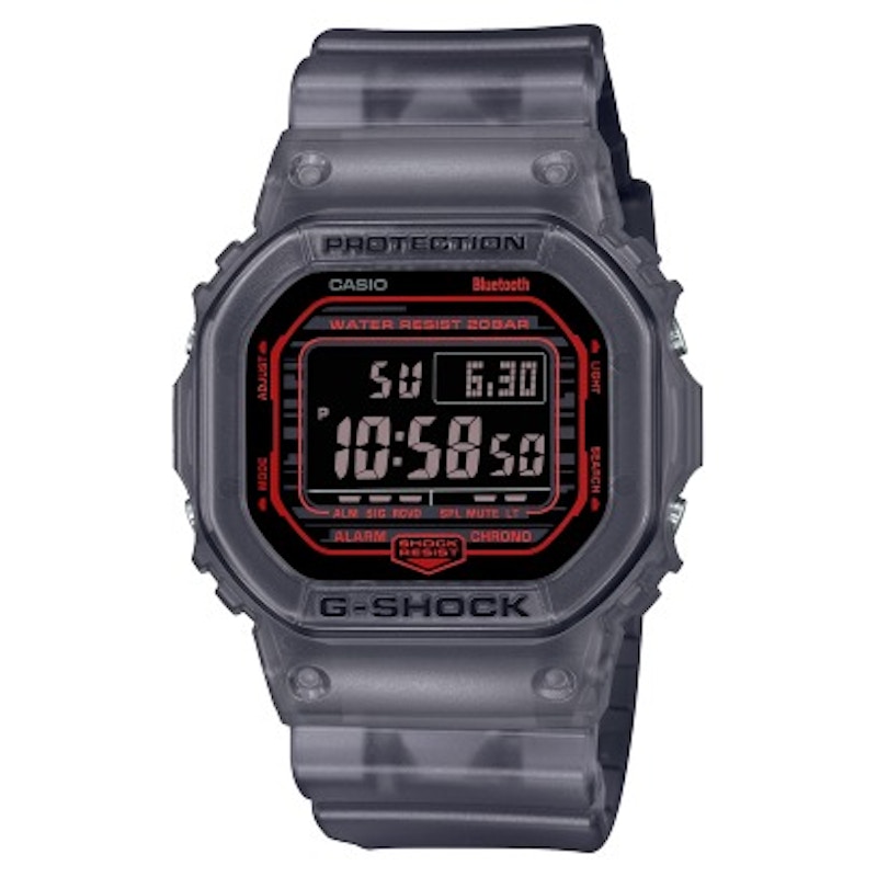 Pre-owned Casio Men's  Digital Gshock Dwb5600g1 Watch In Resin In Brown