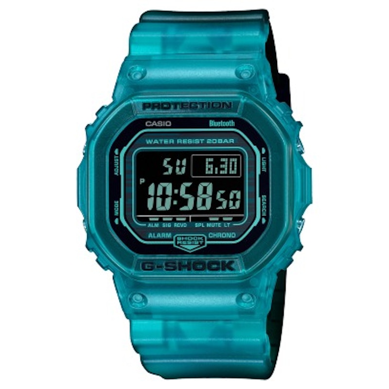 Pre-owned Casio Men's Digital Gshock Dwb5600g2 Watch In Resin In Brown