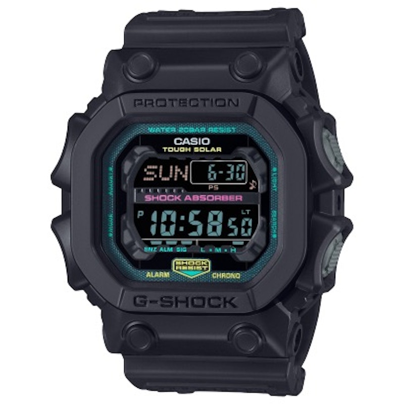 Pre-owned Casio Men's Digital Gx56mf1 Watch In Resin