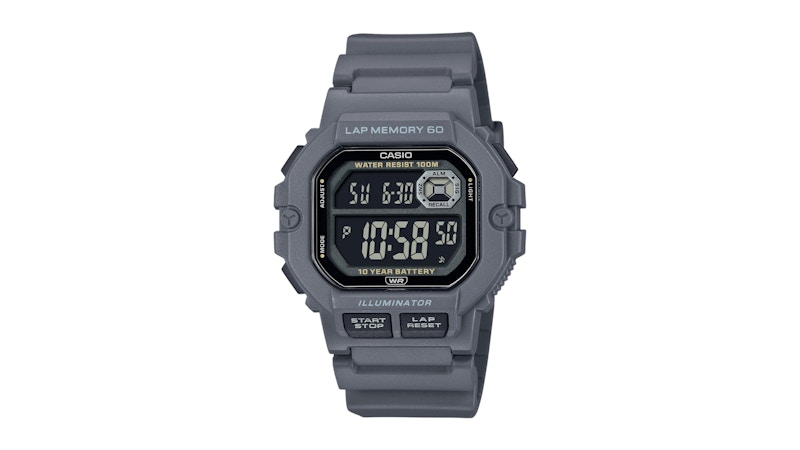 Men's Casio Digital WS1400H8B Watch in Resin