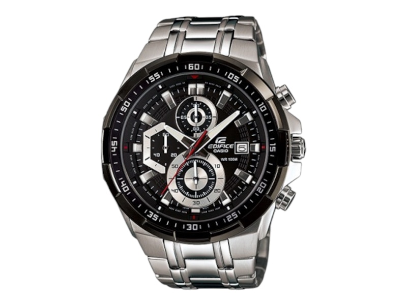 Pre-owned Casio Men's  Edifice Standard Chronograph Efr539d1a Watch In Stainless Steel