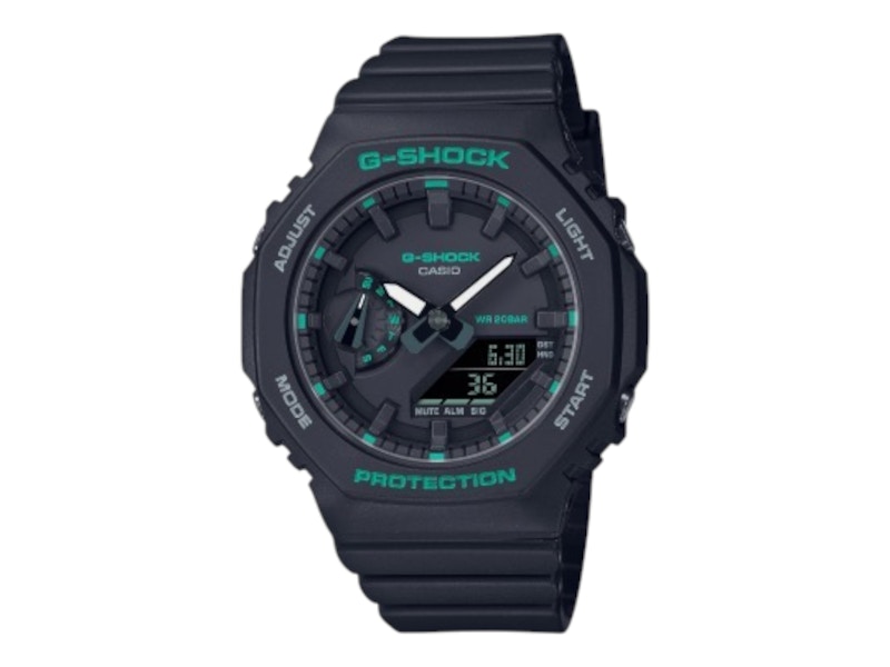 Pre-owned Casio Women's  Gshock Gmas2100ga1a Watch In Stainless Steel In Silver