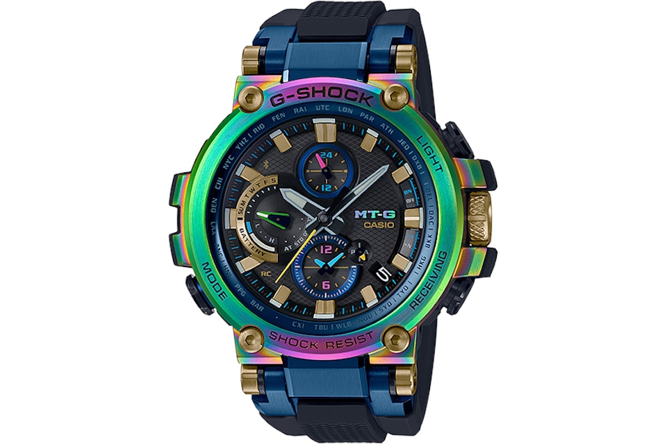 Casio G Shock th Anniversary Mtg B1000rb 2a 52mm In Stainless Steel Casio G Shock th Anniversary Mtg B1000rb 2a 52mm In Stainless Steel