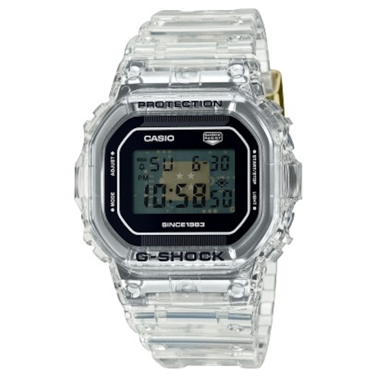 Pre-owned Casio G-shock 40th Anniversary Clear Remix Dw5040rx-7