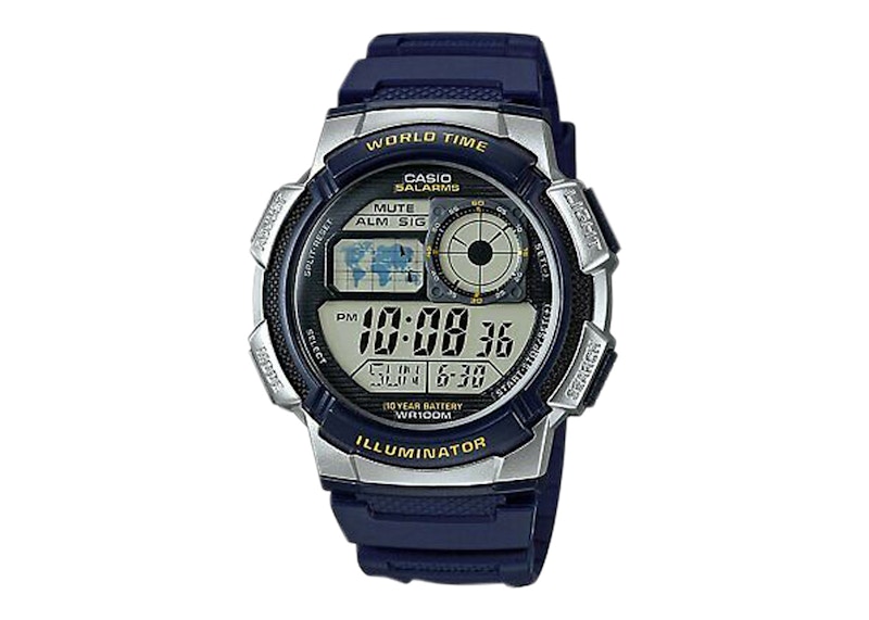 Casio world clearance time ae1000w