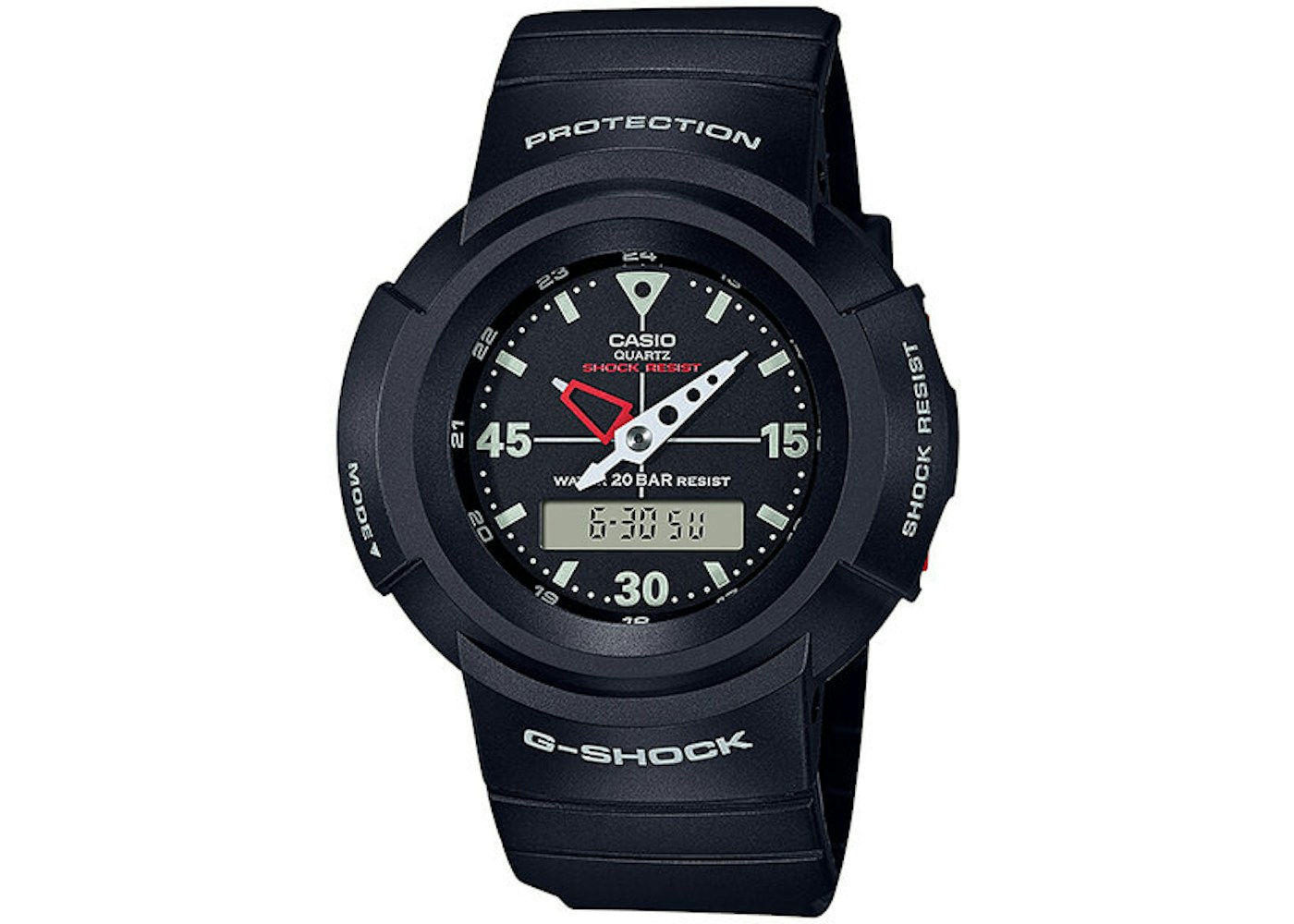 Casio G Shock Aw 500e 1e 46mm In Resin Casio G Shock Aw 500e 1e 46mm In Resin