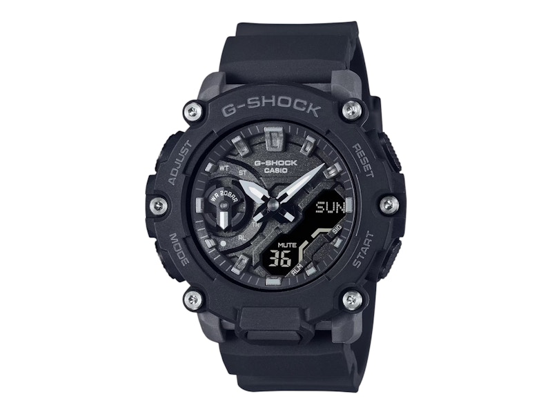 Pre-owned Casio Men's  Gshock Anadigi Gmas22001a Watch In Resin In Brown