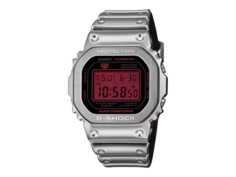 Men's Casio GShock AnalogDigital 5600 Series Fine Metallic Series GM5600YRA8 Watch in Resin/Stainless Steel