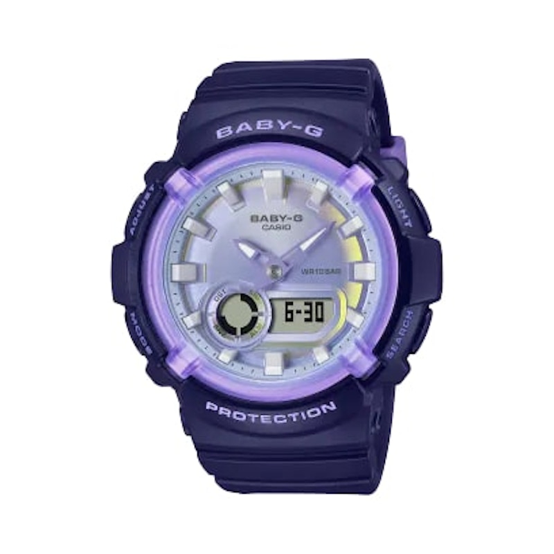 White and clearance purple g shock