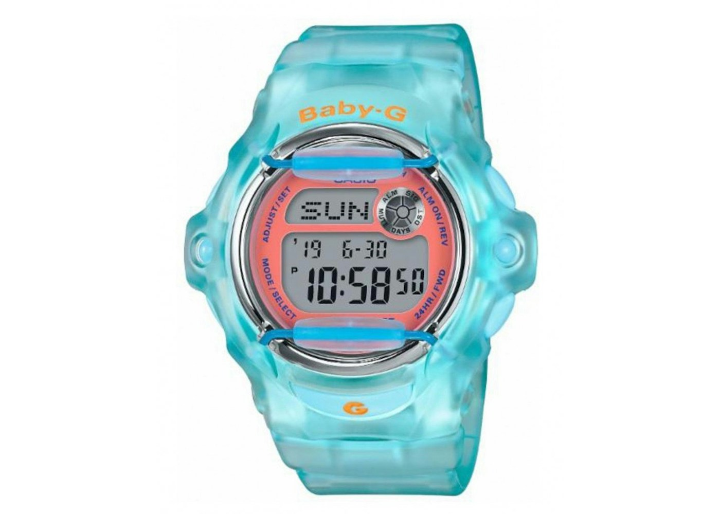Casio G Shock Baby G Bg169r 2c 46mm In Resin Casio G Shock Baby G Bg169r 2c 46mm In Resin
