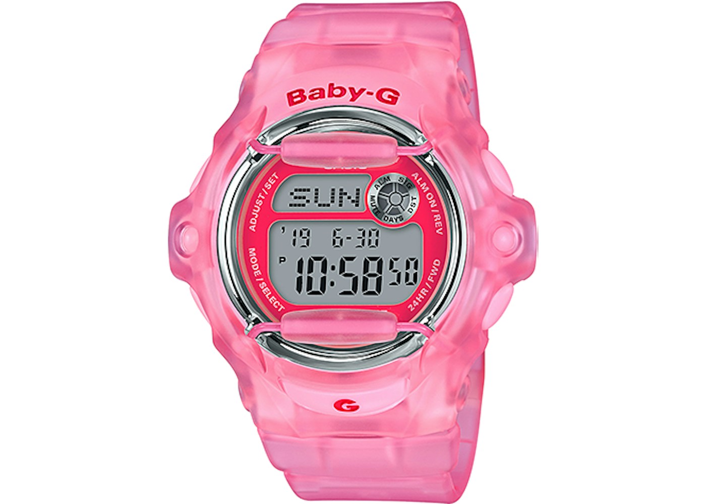 Casio G Shock Baby G Bg169r 4e 46mm In Resin Casio G Shock Baby G Bg169r 4e 46mm In Resin