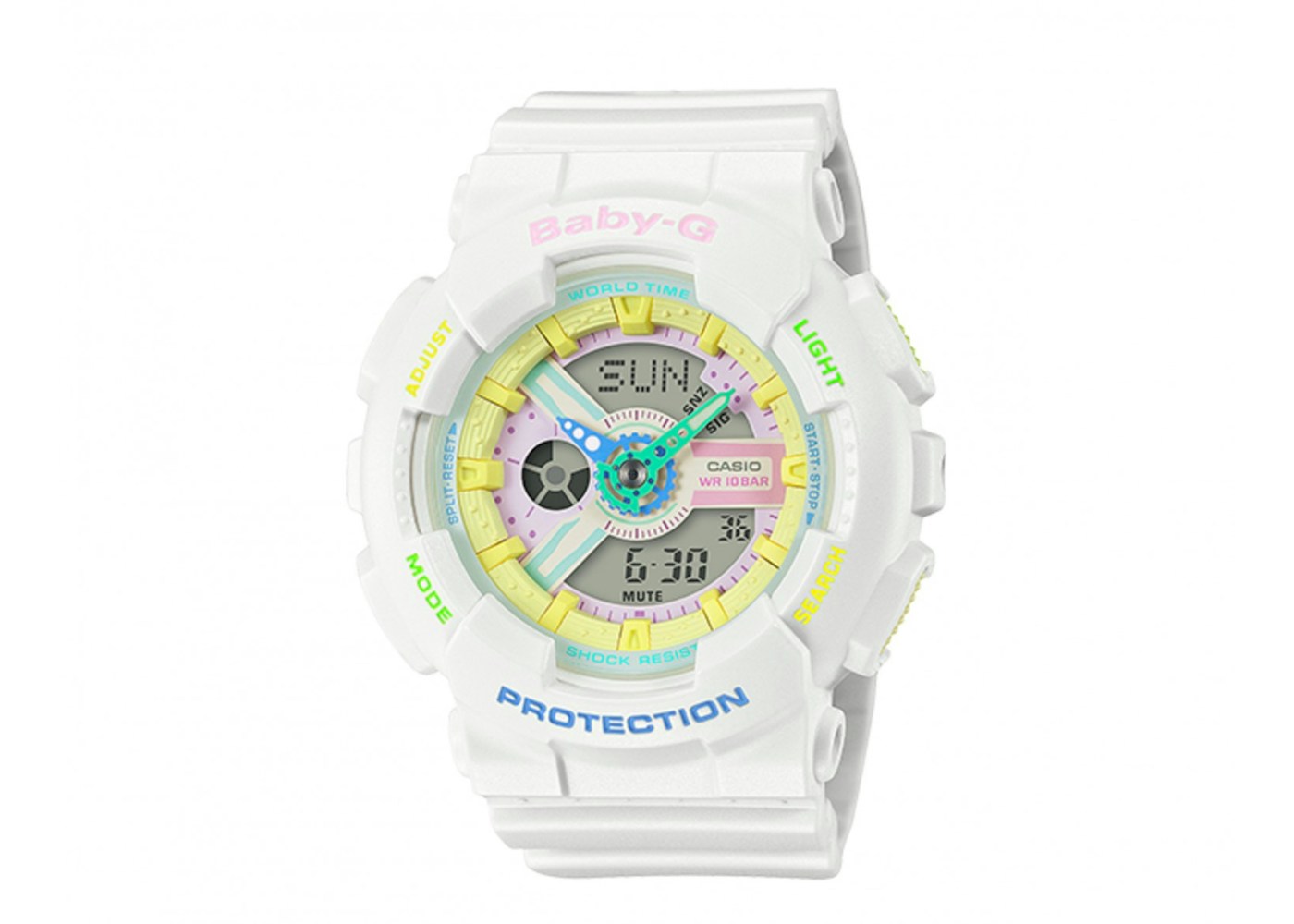 Casio G Shock Baby G Decora Ba110tm 7a 43mm In Resin Casio G Shock Baby G Decora Ba110tm 7a 43mm In Resin