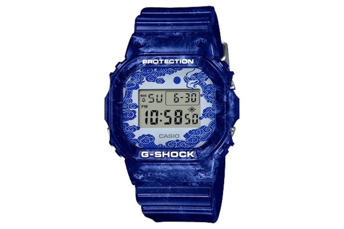 Pre-owned Casio G-shock Dw-5600bwp-2