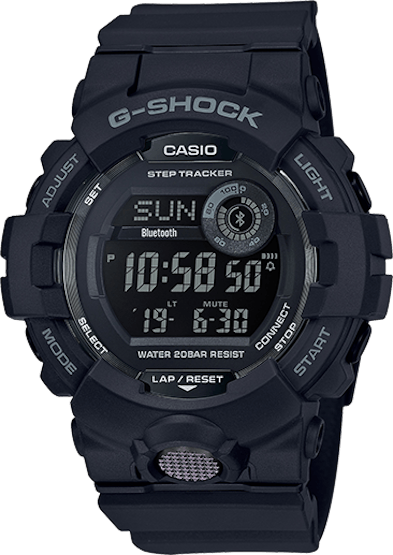 Pre-owned Casio Men's Gshock Digital Gbd8001b Watch In Resin In Brown