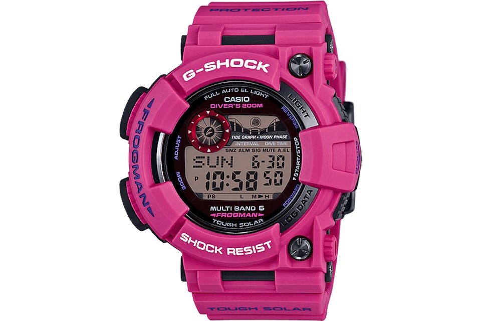 Casio G Shock Frogman Men in Sunrise Purple GWF 1000SR 4JF 54mm in