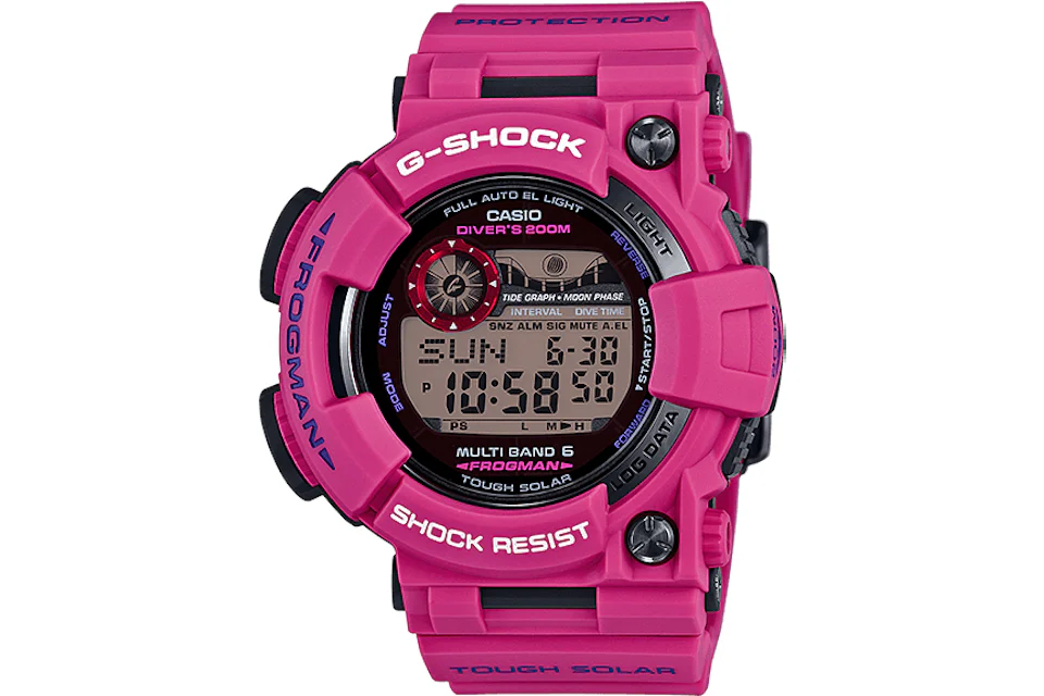 Casio G Shock Frogman Men in Sunrise Purple GWF 1000SR 4JF 54mm in