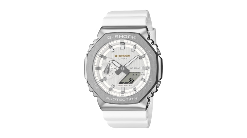 Men's Casio GShock GSteel GM2110SH7A Watch in Stainless Steel