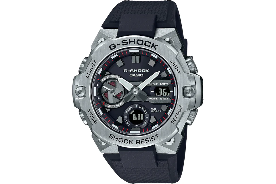 Casio G-Shock G-Steel GSTB400-1A 51mm in Stainless Steel - US