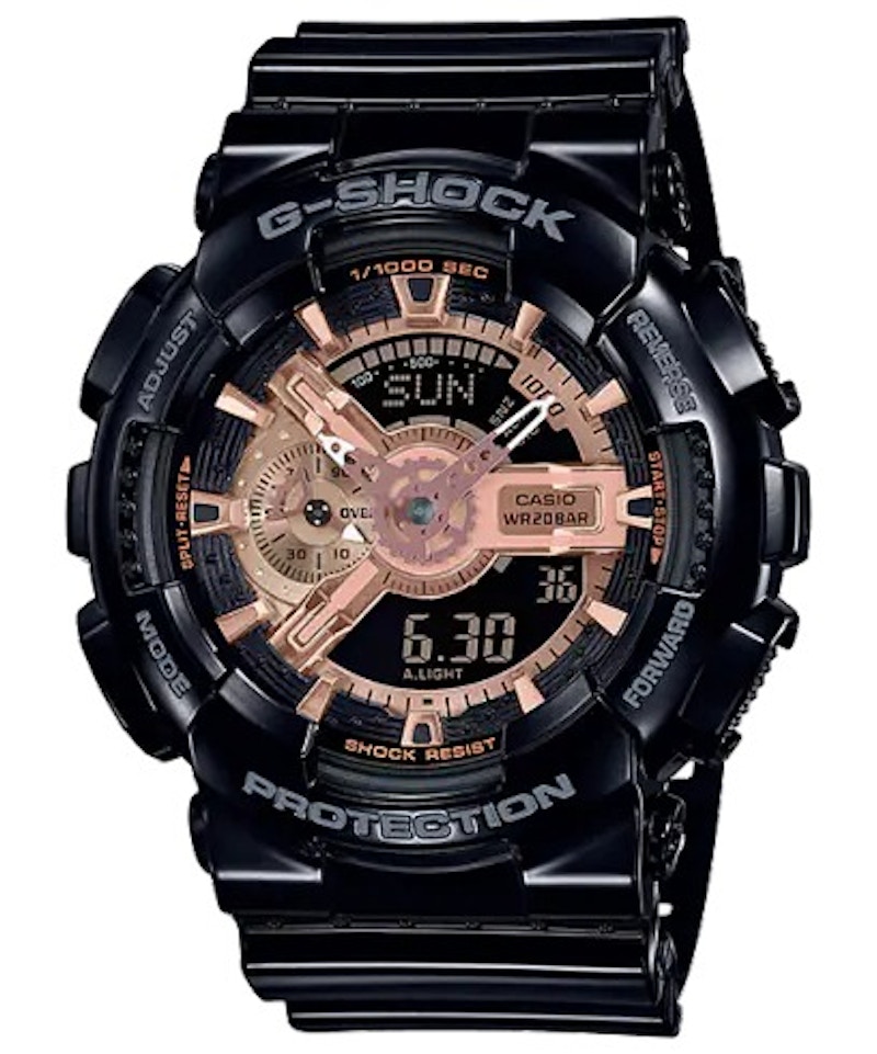 Pre-owned Casio Men's Gshock Ga110mmc1a Watch In Resin In Brown