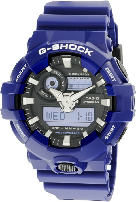 Casio G Shock GA 700 2A 42mm in Stainless Steel GB