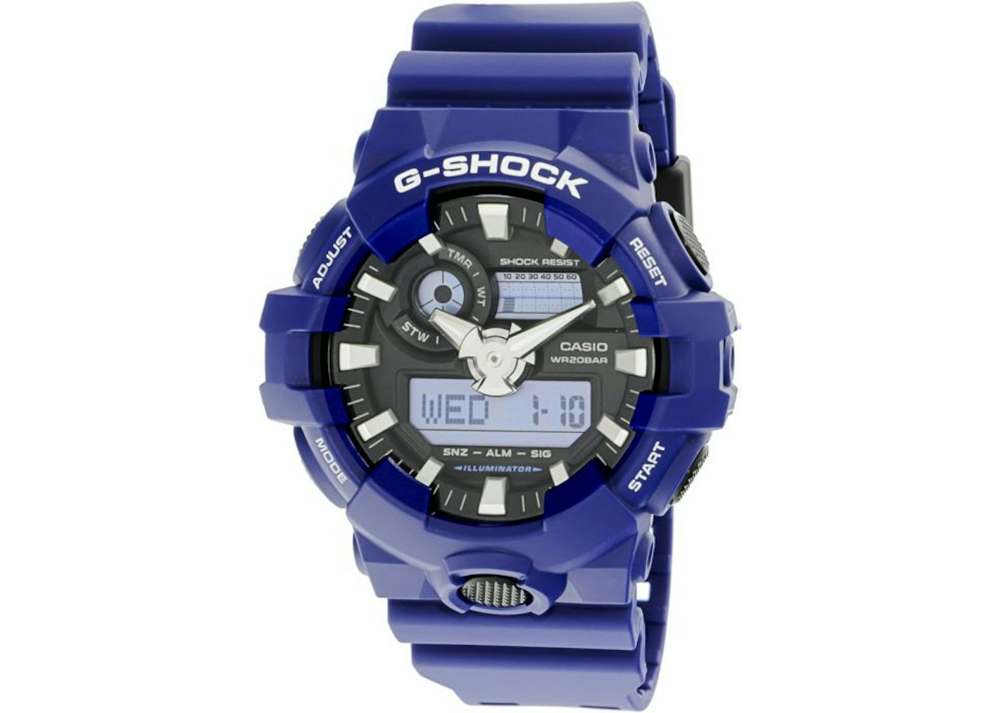 Casio G Shock Ga 700 2a 42mm In Stainless Steel Casio G Shock Ga 700 2a 42mm In Stainless Steel