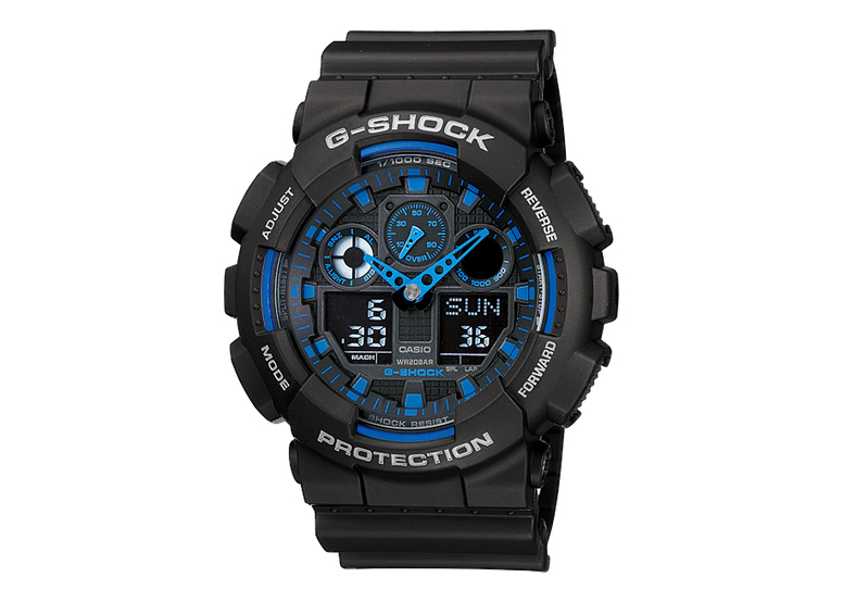 CASIO G-SHOCK 腕時計 GA-100-1A2CR