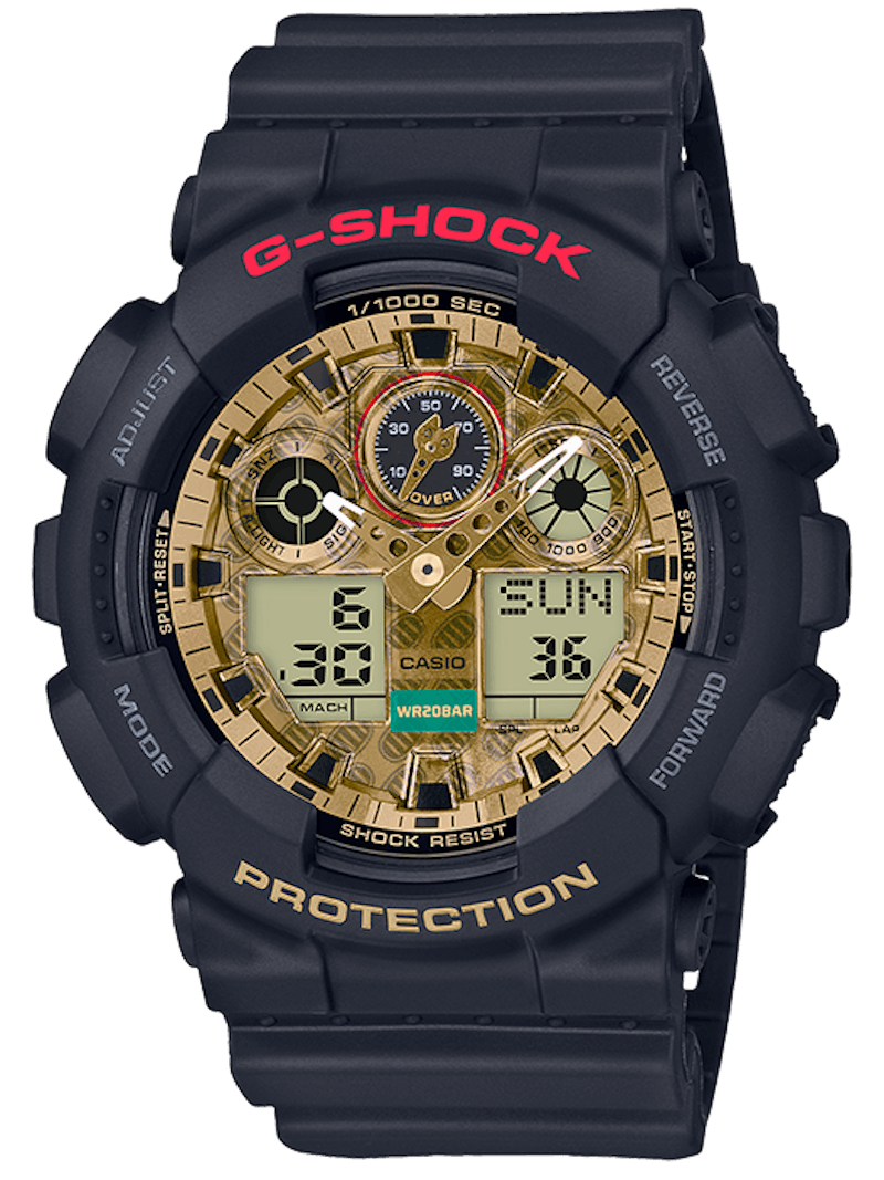 Pre-owned Casio Men's  Gshock Ga100tmn1a Watch In Resin