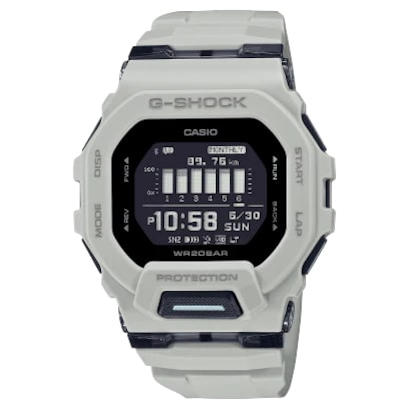 Pre-owned Casio Men's Gshock Gbd200uu9 Watch In Resin In Brown
