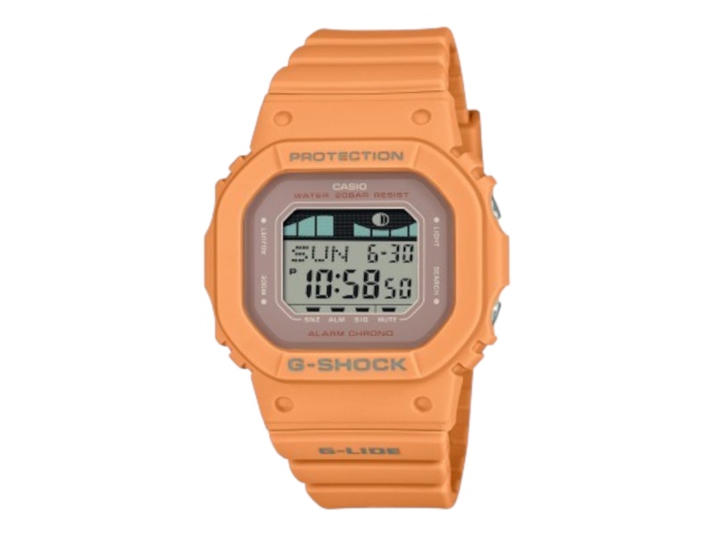Pre-owned Casio Women's  Gshock Glxs56004er Watch In Stainless Steel In Silver