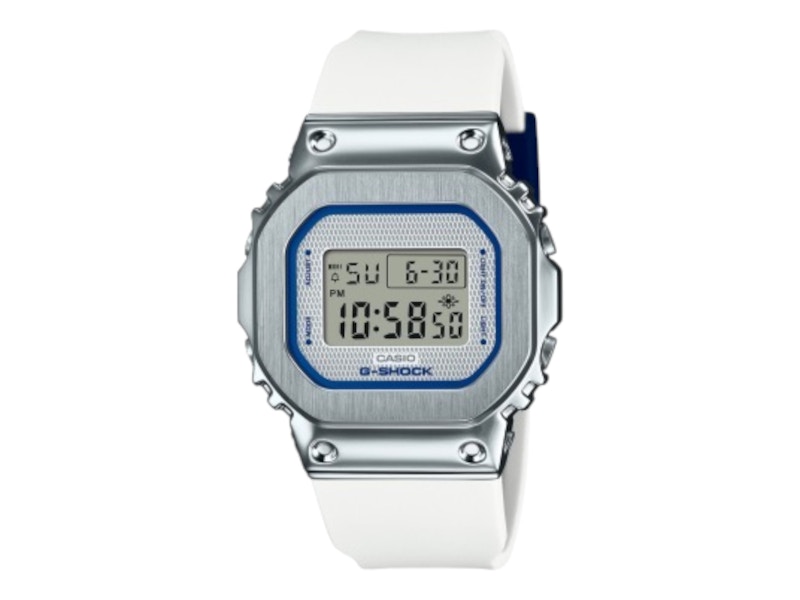 CASIO Pre-owned Women's Gshock Gms5600lc7 Watch In Stainless Steel In Silver
