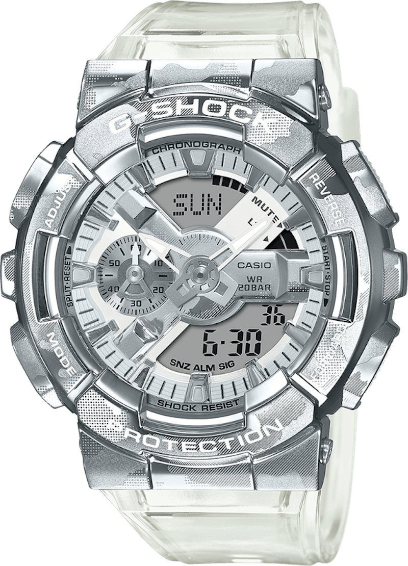 Pre-owned Casio Men's  Gshock Gm110scm1a Watch In Resin In Brown