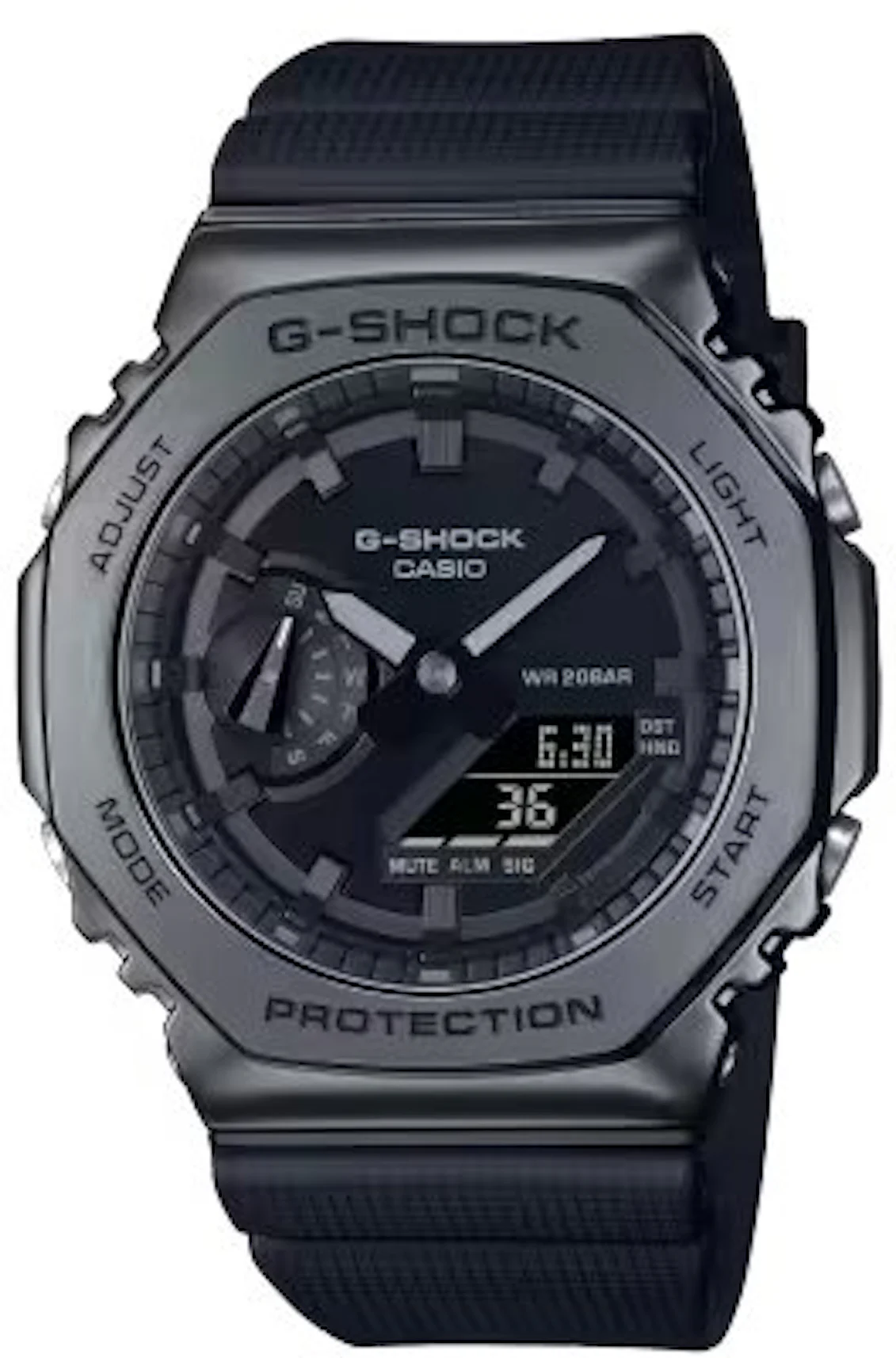 Casio G-Shock GM2100BB-1A - 45mm in Stainless Steel - US