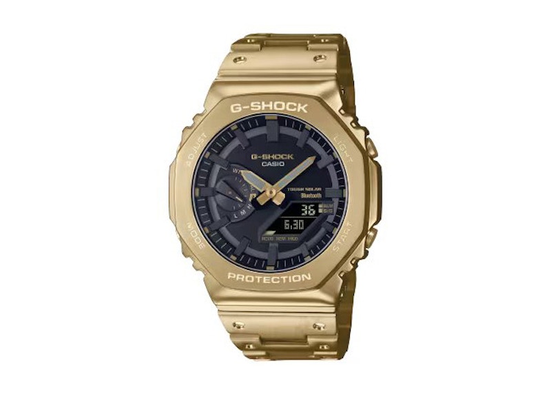 Pre-owned Casio Men's  Gshock Gmb2100gd9a Watch In Stainless Steel