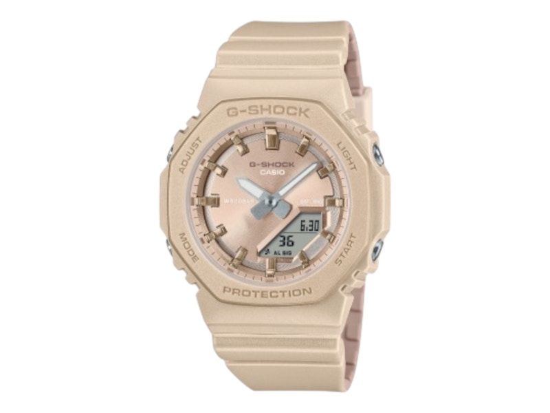 Pre-owned Casio Women's Gshock Gmap2100st9a Watch In Stainless Steel In Silver
