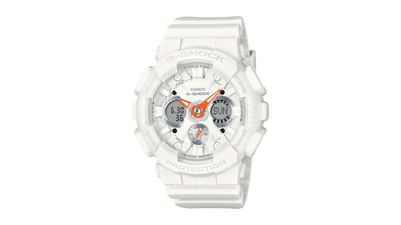 Pre-owned Casio Women's  Gshock Gmas120sa7a1 Watch In Resin In Brown