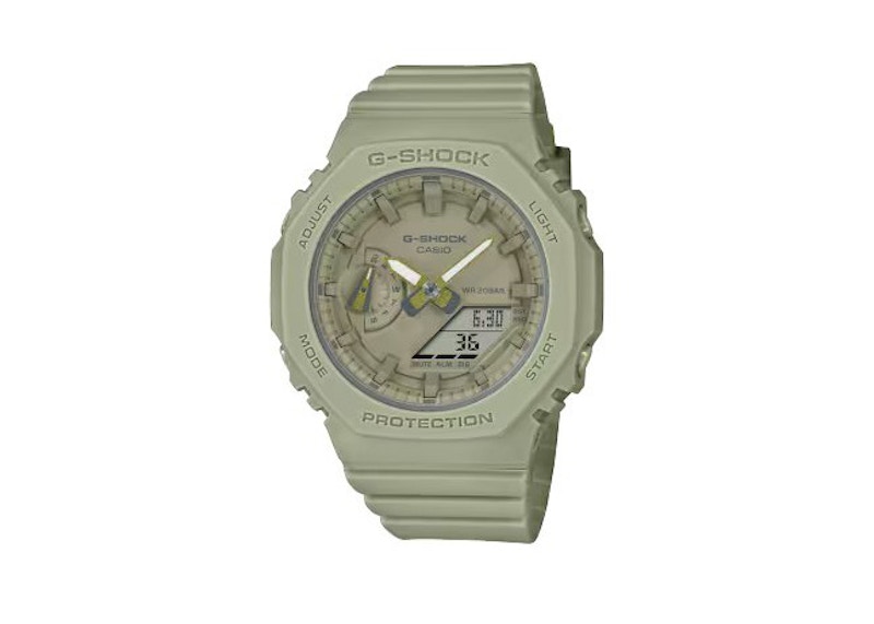 Pre-owned Casio Men's Gshock Gmas2100ba3a Watch In Resin In Brown